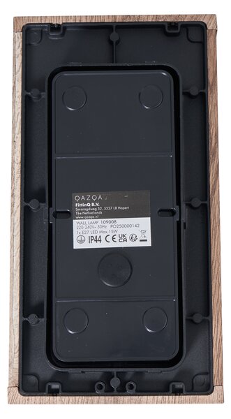 Ipari fali lámpa fa mintával 26 cm IP44 - Charlois