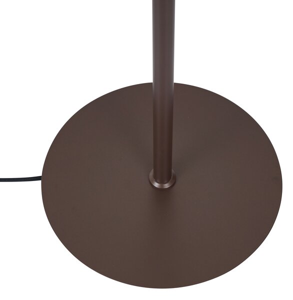 Design állólámpa bronz színű bronz üveggel, 5 égős - Athén
