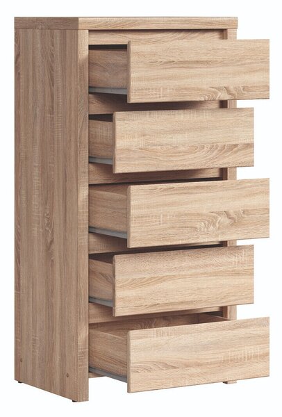 Komód Nolroma 106, Laminált forgácslap, 113x56x41cm, Sonoma tölgy