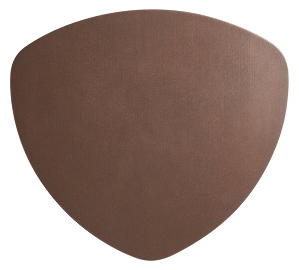 Design fali lámpa bronz organikus 32cm 2-lámpás - Pulley