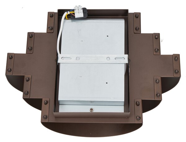 Modern bronz fali lámpa LED-del, 3 lépésben dimmelhető - Lines