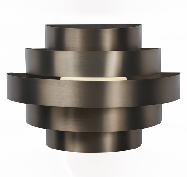 Modern fali lámpa gunmetal LED-del, 3 fokozatban dimmelhető - Lines