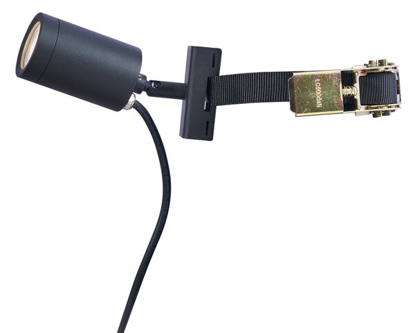 Fekete kültéri spotlámpa fához GU10 50mm forgatható és dönthető IP65 - Solo