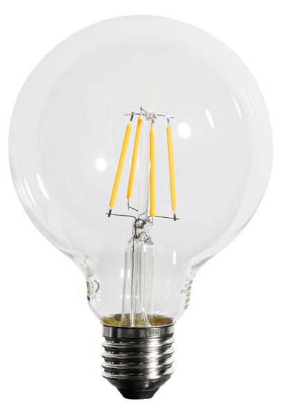 5 darabos E27 3 lépésben szabályozható LED izzó G95 4W 450 lm 2700K