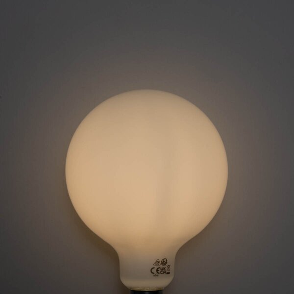 5 db E27 3-lépcsős dimmelhető LED izzó opál üveg G125 4W 450lm 3000K