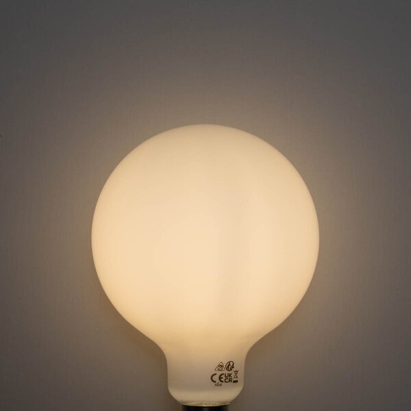 5 db E27 3-lépcsős dimmelhető LED izzó opál üveg G125 4W 450lm 3000K