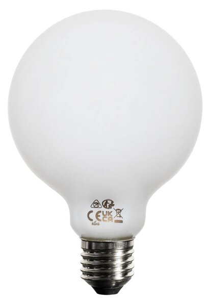 5 db E27 3-lépcsős dimmelhető LED izzó opál üveg G95 4W 450lm 2700K