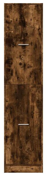 VidaXL Patikaszekrény - Füstös Tölgy - 40x41x174,5 cm
