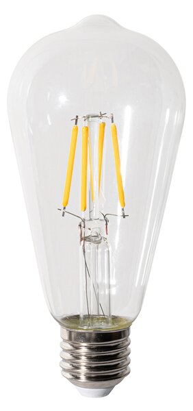 5 darabos E27 dimmelhető LED izzókészlet ST64 átlátszó 5W 600 lm 2700K