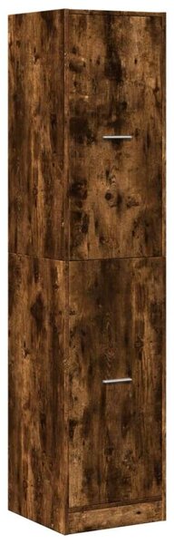 VidaXL Patikaszekrény - Füstös Tölgy - 40x41x174,5 cm