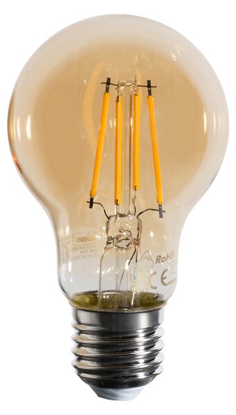 5 darabos E27 dimmelhető LED izzókészlet A60 arany 4W 420 lm 2200K
