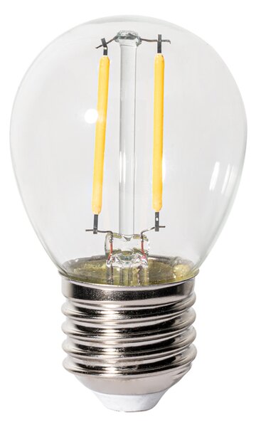 5 darabos E27 dimmelhető LED izzókészlet P45 átlátszó üveg 3W 250 lm 3000K