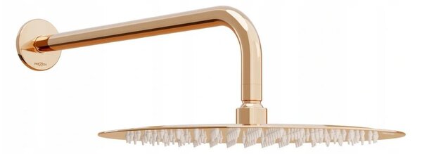Mexen KAI, rejtett kar 40cm + zuhanyfej 30cm, rózsaszín-arany, 79230-60 + 79211-60