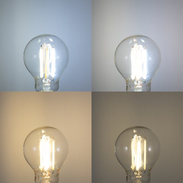 5 darabos Smart E14 LED izzó készlet P45 átlátszó 4.2W 470 lm 2700-6500K