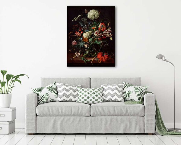 Jan Davidsz de Heem: Egy váza virág (vászonkép)
