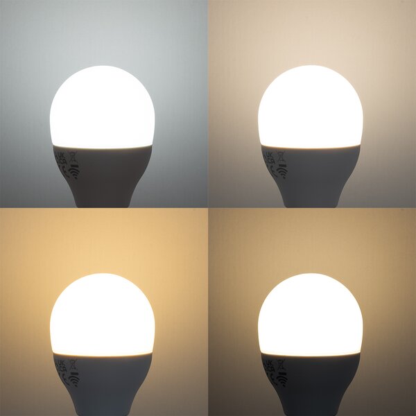 5 darabos Smart E14 LED izzókészlet G45 Opál RGBW 4,9W 470 lm 2700-6500K