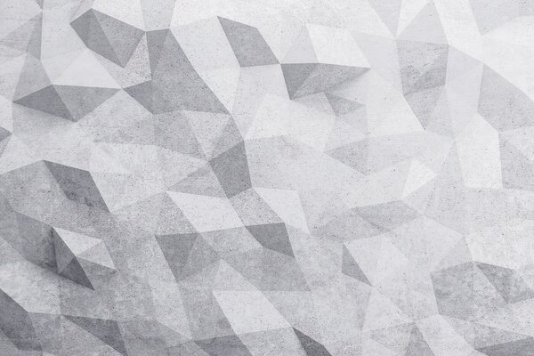 Fotótapéta Fehér és szürke háttér, Geometriai 3D fotótapéta, Népszerű fotótapéta, u97336 - Tapeko.hu