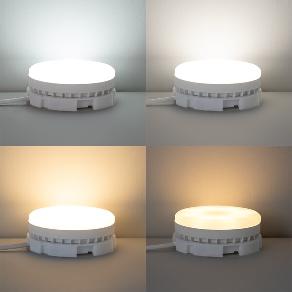 5 darabos Smart GX53 dimmelhető LED izzókészlet, opál, 9W, 806 lm, 2700-6500K