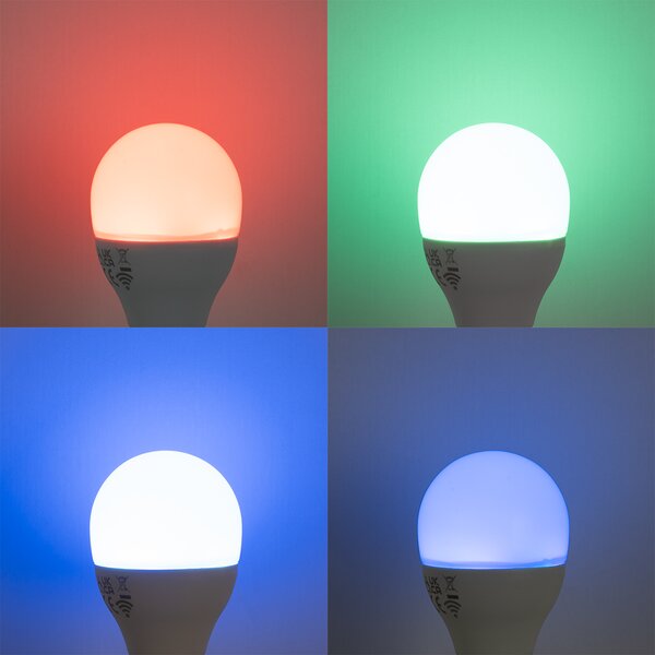 5 darabos Smart E14 LED izzókészlet G45 Opál RGBW 4,9W 470 lm 2700-6500K