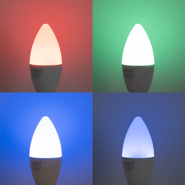 E14 Dimmelhető LED Izzó C37 Opál 4.9W 470lm 2700-6500K