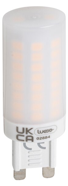 2 db G9 3 fokozatú dimmelhető LED izzó opál üveggel 4,5W 500lm 2700K