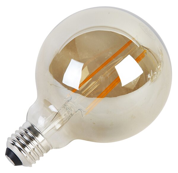 5 db E27 3 fokozatú dimmelhető LED izzó G95 arany üveg 5W 380lm 2200K
