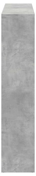 VidaXL Könyvespolc - 16 Rekeszes - Betonszürke - 137,5x29x137,5cm