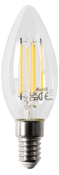 5 darabos Smart E14 LED izzó készlet B35 4.5W 470 lm 2700K