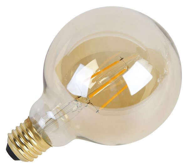 5 db E27 3 fokozatú dimmelhető LED izzó G95 Goldline 5W 530lm 2200K szett