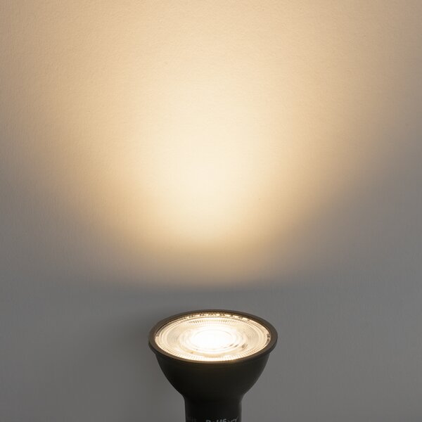 5 db GU10 dimmelhető LED izzó szett fekete 6W 500lm 2700K