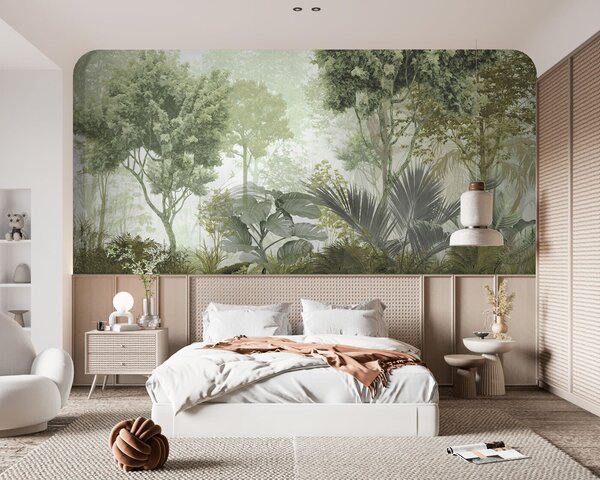 Fotótapéta Reggel az erdő mélyén, Fotótapéta erdő, Fotótapéta erdő dzsungel, u97409 : Uwalls.hu