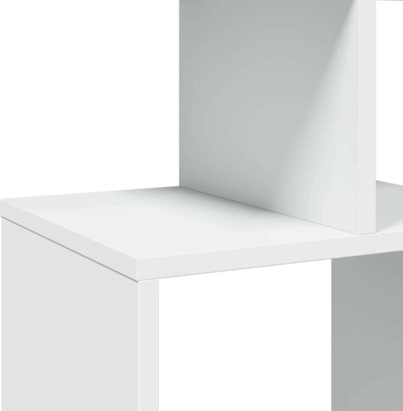 Modern Fehér Könyvespolc - 9 Rekeszes - 92x29x188 cm