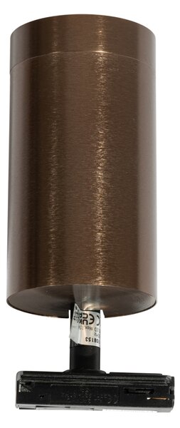 Modern sötét bronz spot lámpa sínrendszerhez, 1 fázisú, 70 mm - Iconic Jeana Luxe