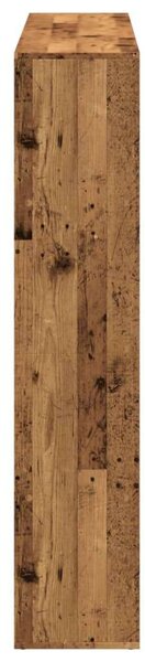 VidaXL Antik Fa Könyvespolc - 16 Rekeszes - 137,5x29x137,5cm