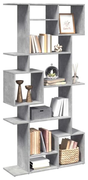 VidaXL Modern Polcrendszer - 9 Rekesz - Betonszürke - 92x29x188cm