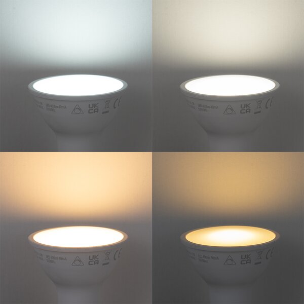 Okos GU10 dimmelhető LED izzókészlet 4,7W 400 lm 2700K-6500K Zigbee Smart Hub-bal