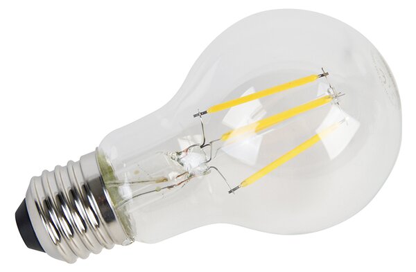 5 db E27 LED Filament izzó szett A60 szürkületi érzékelővel 4W 470lm 2700K