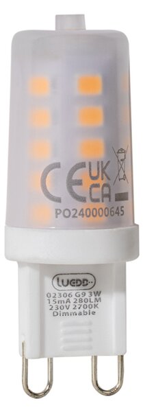 5 darabos készlet G9 dimmelhető LED izzók 3W 280 lm 2700K