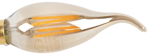 5 db E14-es dimmelhető LED filament gyertyalámpa szett 240V 3W 250lm