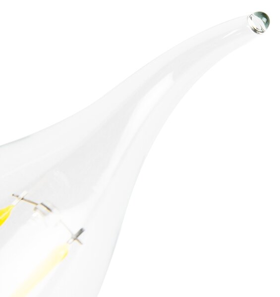 5 db E14-es szabályozható LED szálizzós gyertyalámpa 250lm 2700K készlet