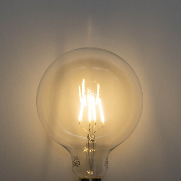 5 darabos E27 3 lépésben dimmelhető LED spirál filament izzókészlet G125 4W 450 lm 2700K