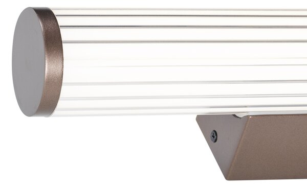 Retro bronz fali lámpa 40 cm LED-del IP44 - Coco