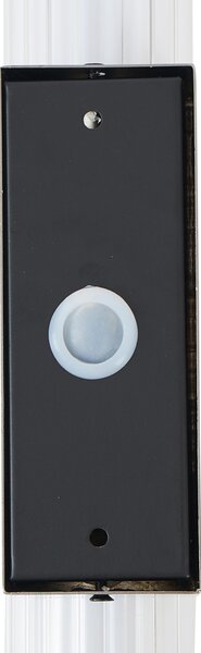 Retro fali lámpa gunmetal 40,4 cm LED-del IP44 - Coco