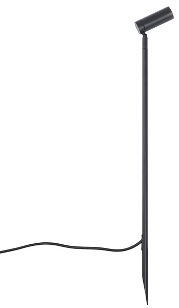 Spotlámpa fekete 80cm LED-del, állítható IP65 kábellel és dugóval - Carl