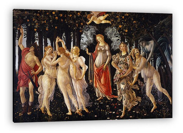 Sandro Botticelli: A tavasz (Primavera) (vászonkép)