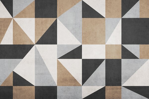 Fotótapéta Geometrikus minta semleges tónusokkal, Modern fotótapéta, Modern fotótapéta, u97643 - Muralas.hu
