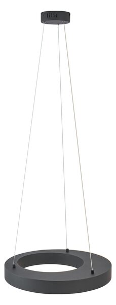 Modern függőlámpa fekete 50 cm LED-del, 3 lépésben dimmelhető - Organici