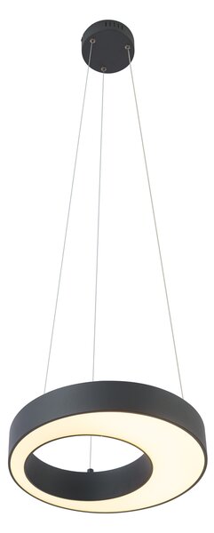 Modern fekete függőlámpa 35 cm 3 lépésben dimmelhető - Organici