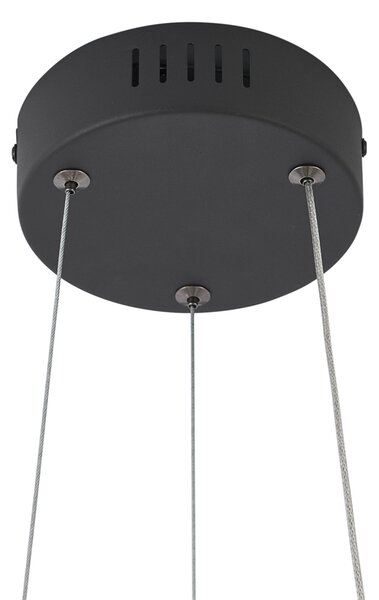 Skandináv függőlámpa fekete 72 cm LED-del, 3 fokozatban dimmelhető - Circuit