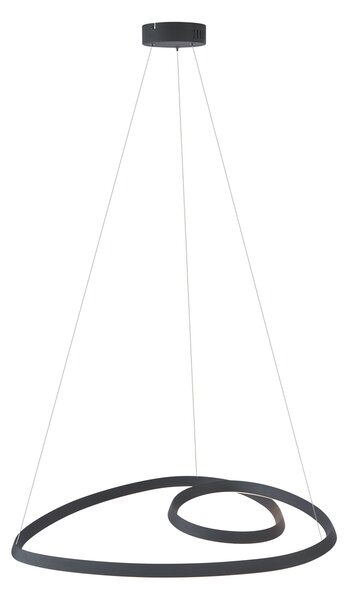 Skandináv függőlámpa fekete 72 cm LED-del, 3 fokozatban dimmelhető - Circuit